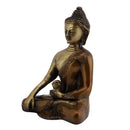 Brass God Gautam Buddha - finely crafted brass statue of Gautam Buddha, golden finish, serene and meditative expression, perfect for home decor and spiritual spaces, ideal for creating a calming and peaceful ambiance, symbolizes enlightenment, compassion, and inner peace, enhances the spiritual energy and fosters a sense of tranquility, a sacred and inspiring addition to your collection of brass sculptures and figurines.