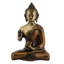 Brass God Gautam Buddha - finely crafted brass statue of Gautam Buddha, golden finish, serene and meditative expression, perfect for home decor and spiritual spaces, ideal for creating a calming and peaceful ambiance, symbolizes enlightenment, compassion, and inner peace, enhances the spiritual energy and fosters a sense of tranquility, a sacred and inspiring addition to your collection of brass sculptures and figurines.