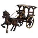 Horse Cart Animal Antique Art Beautiful Bedroom Brass Decor Decoration Figure Figurines Gift Gifts God Gold Golden Home Idol Idols Item Items Living Livingroom Love Luck Office Pet Room School Showpiece Statue Vastu Wealth