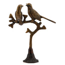  Love Birds Tree Branch Couple Antique Art Beautiful Bedroom Brass Decor Decoration Figure Figurines Gift Gifts Gold Golden Home Item Items Living Livingroom Love Luck Office Pet Room School Showpiece Statue Vastu Wealth