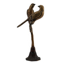  Love Birds Tree Branch Couple Antique Art Beautiful Bedroom Brass Decor Decoration Figure Figurines Gift Gifts Gold Golden Home Item Items Living Livingroom Love Luck Office Pet Room School Showpiece Statue Vastu Wealth