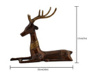  Vintage Deer Standing Animal Antique Art Beautiful Bedroom Brass Decor Decoration Figure Figurines Gift Gifts Gold Golden Home Item Items Living Livingroom Love Luck Office Pet Room School Showpiece Statue Vastu Wealth