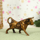 Jaszz Art Brass Fighting Bull Copper (Standing) dicont.