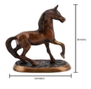 Brass horse product - intricately crafted brass sculpture, majestic horse design, detailed features, golden finish, decorative home accent, symbolizes strength and freedom, adds a touch of sophistication to any space, ideal gift for equestrian enthusiasts.