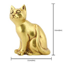 Cat Kitten Animal Antique Art Beautiful Bedroom Brass Decor Decoration Figure Figurines Gift Gifts God Gold Golden Home Idol Idols Item Items Living Livingroom Love Luck Office Pet Room School Showpiece Statue Vastu Wealth