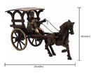 Horse Cart Animal Antique Art Beautiful Bedroom Brass Decor Decoration Figure Figurines Gift Gifts God Gold Golden Home Idol Idols Item Items Living Livingroom Love Luck Office Pet Room School Showpiece Statue Vastu Wealth