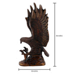 Eagle animal antique art beautiful bedroom brass decor decoration figure figurines gift gifts god gold golden home idol idols item items living livingroom love luck office pet room school showpiece statue Vastu wealth