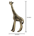 Mother Baby Giraffe Animal Antique Art Beautiful Bedroom Brass Decor Decoration Figure Figurines Gift Gifts God Gold Golden Home Item Items Living Livingroom Love Luck Office Pet Room School Showpiece Statue Vastu Wealth