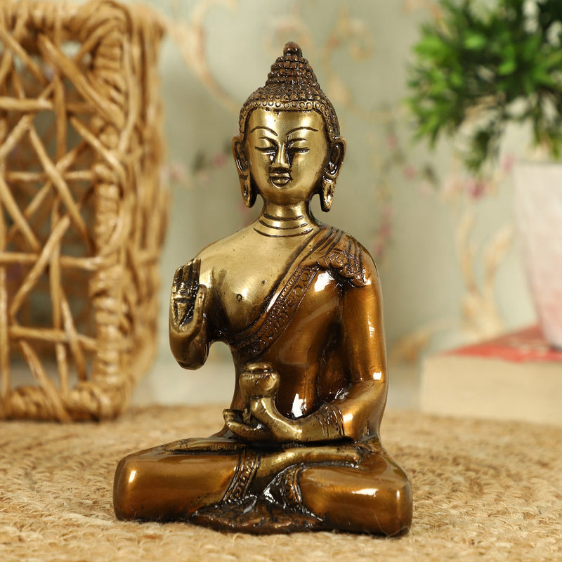 Gautam Buddha Brass Statue (Blessing)