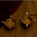 Brass small Akhand Diya - intricately designed brass oil lamp, compact size, traditional Indian Diya, golden finish, decorative home accent, emits a warm and serene glow, ideal for religious ceremonies and meditation, enhances spiritual ambiance and decor.