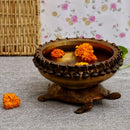  Antique Turtle Bells Bowl Brass Candle Decor Decoration Dipawali Diwali Ethnic Festival Floating Flower Gift gifts gold golden Home item items Lamp luck Pooja Pot Puja Return Room Temple Traditional Urli Uruli wealth